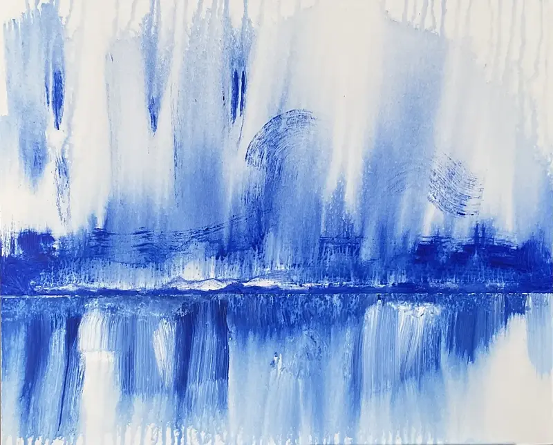 Akrylmålning av Sven Höglund Velasquez