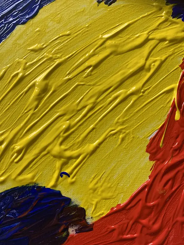 Oljemålning Färg klick av Alicia Ahlberg