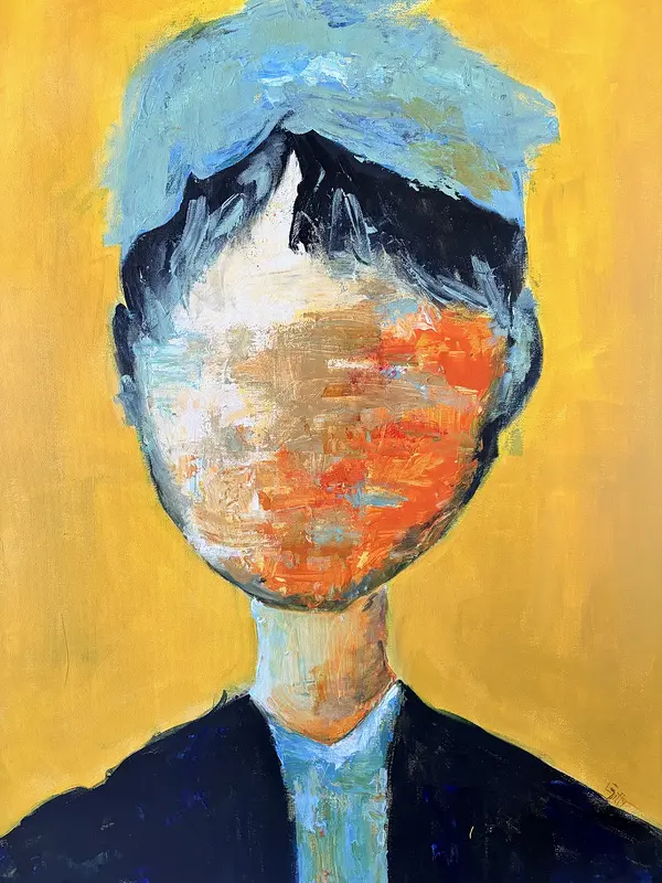 Akrylmålning The worker av Getti World