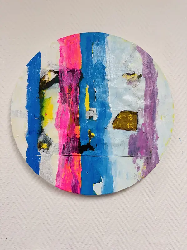 Akrylmålning You are not alone av Nikolas Nilsson