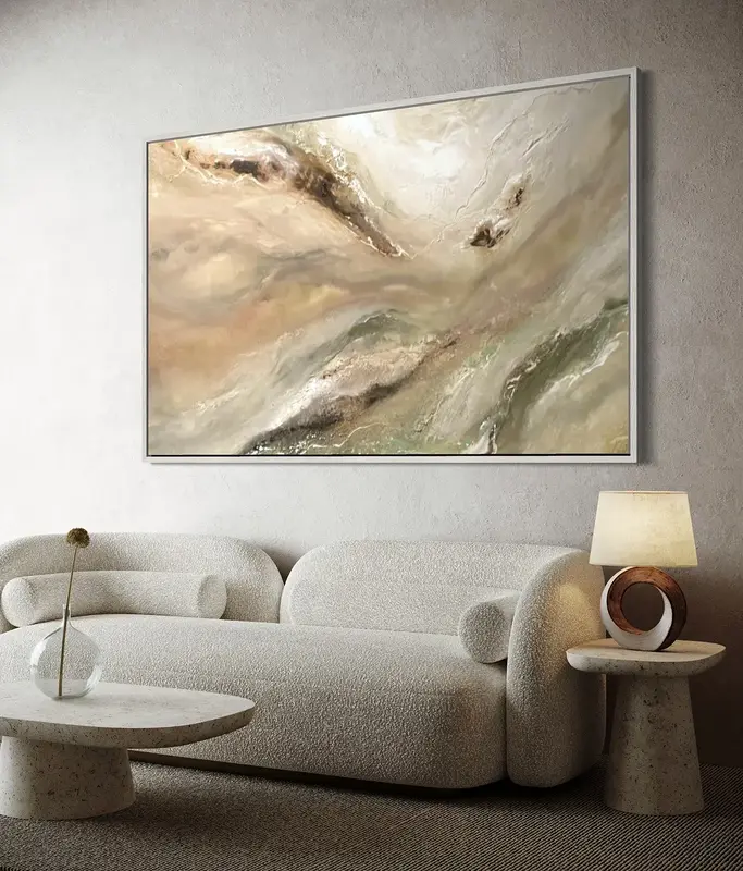 Akrylmålning Earth Leaf (nytt!) av Patrik Sikon