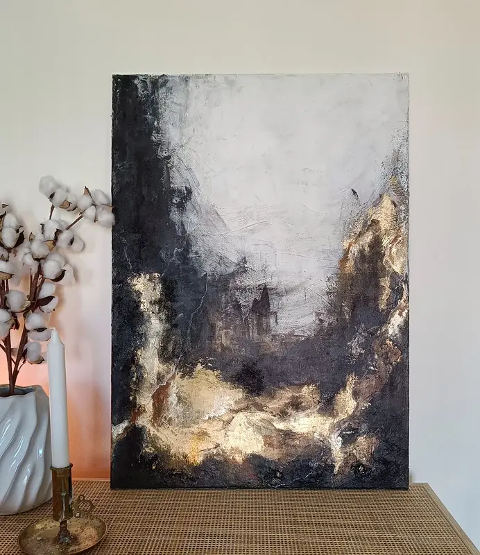 Akrylmålning Peace is possible av Susanna Lind