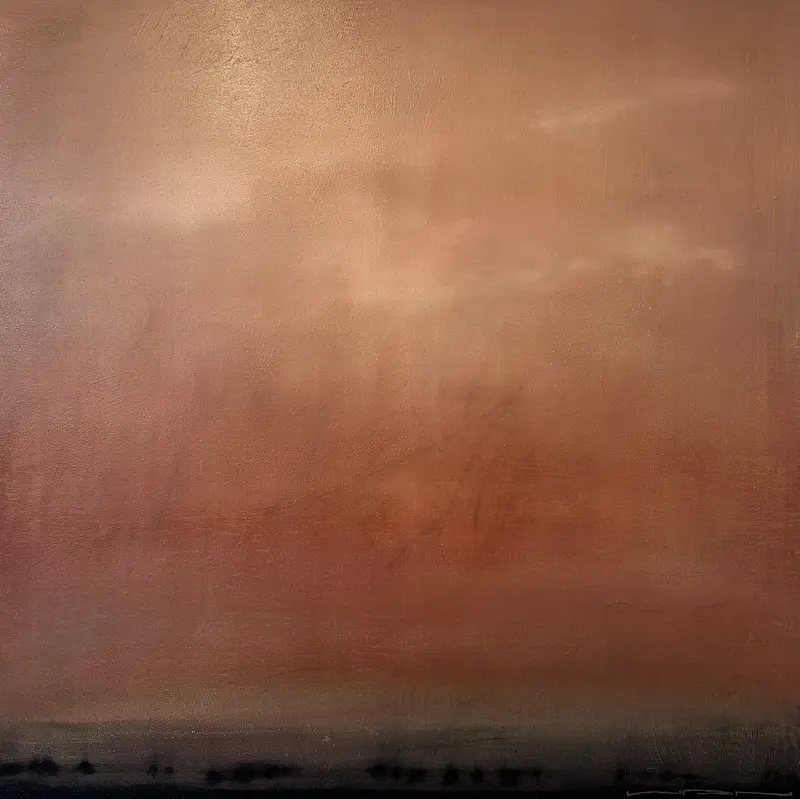 Akrylmålning Avslut av Wilma Dagmar Norman