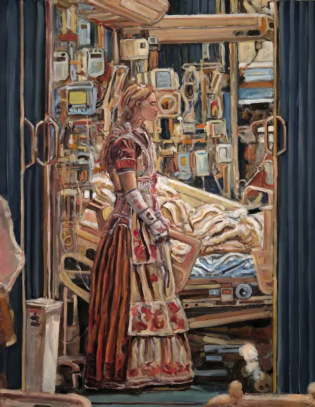 Oljemålning av Marco Izzo