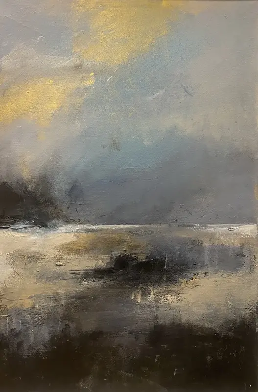 Akrylmålning I ljuset av Anna-Karin Bergius