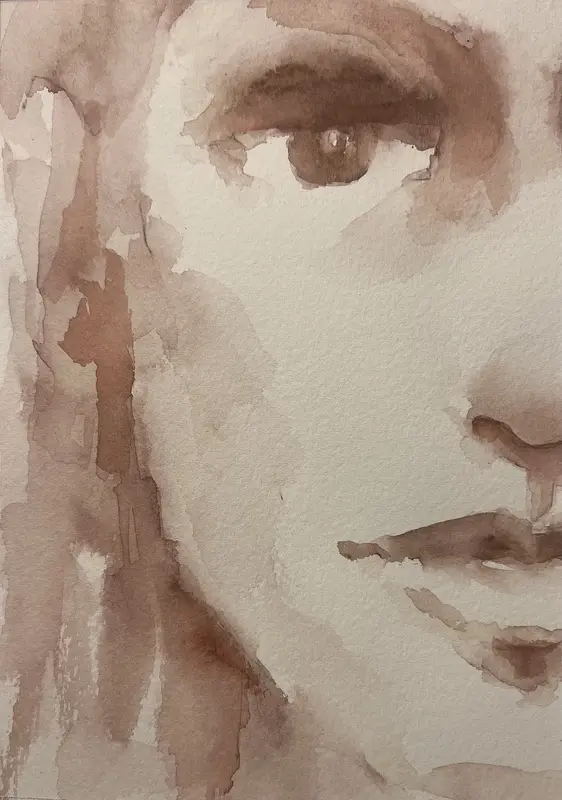 Akvarell av Mia Uhlander