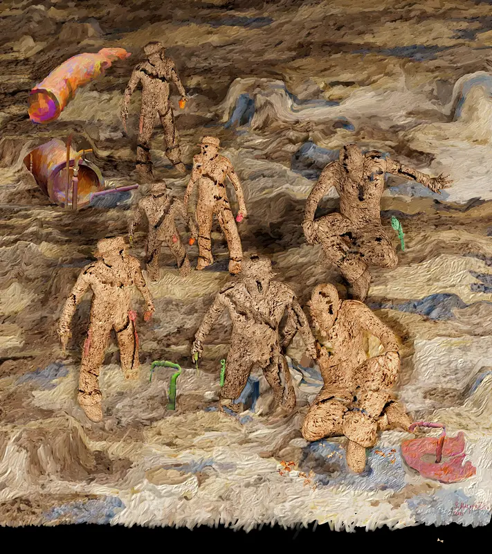 år 3002 Terracotta armén av Sebastian Marquez