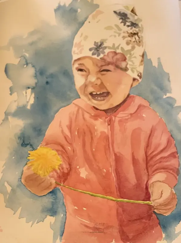 Akvarell Vår! av Maria Möller