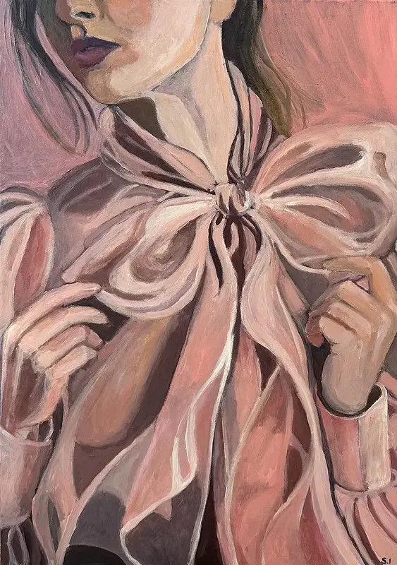 Akrylmålning Knutpunkt av Sophie Irebring