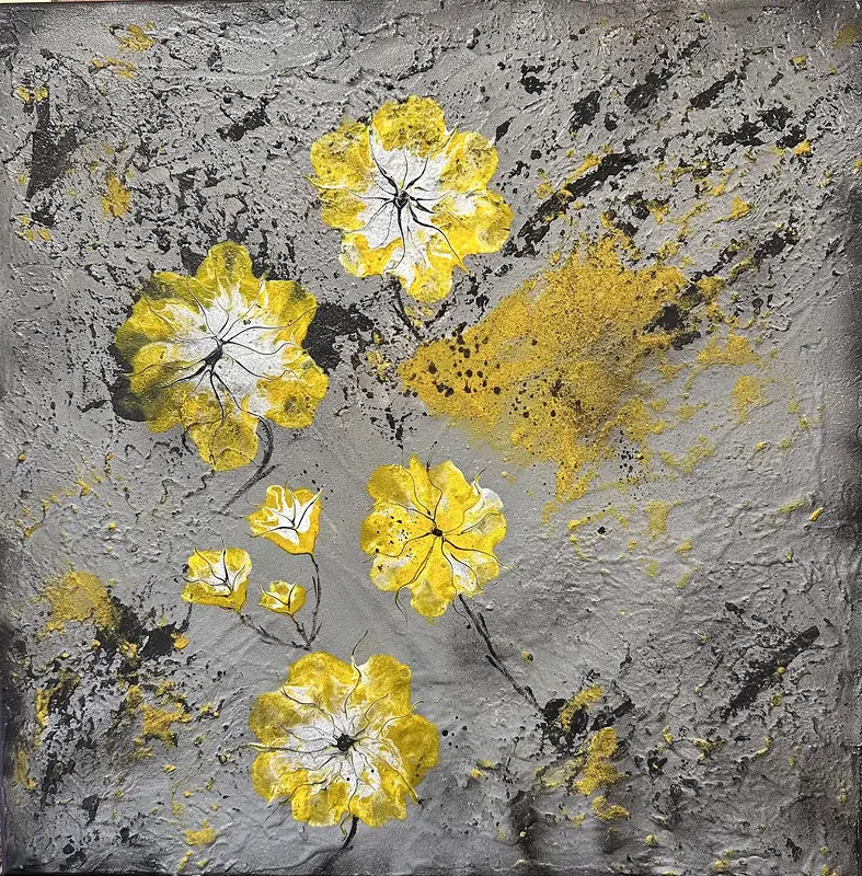 Golden Rupture Bloom av Marita Styrlander