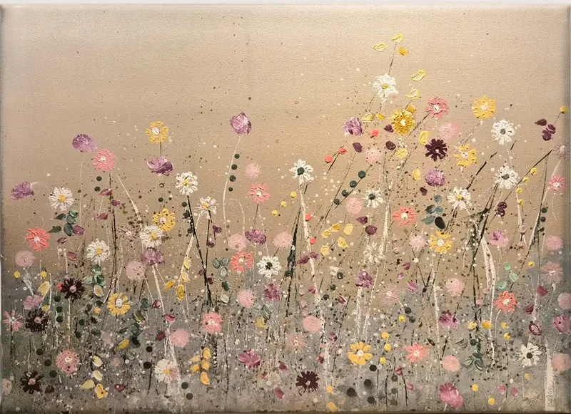 Akrylmålning Morgondis av Catrine Karpati