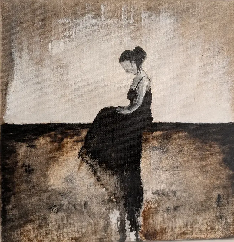 Akrylmålning av Somi Milani