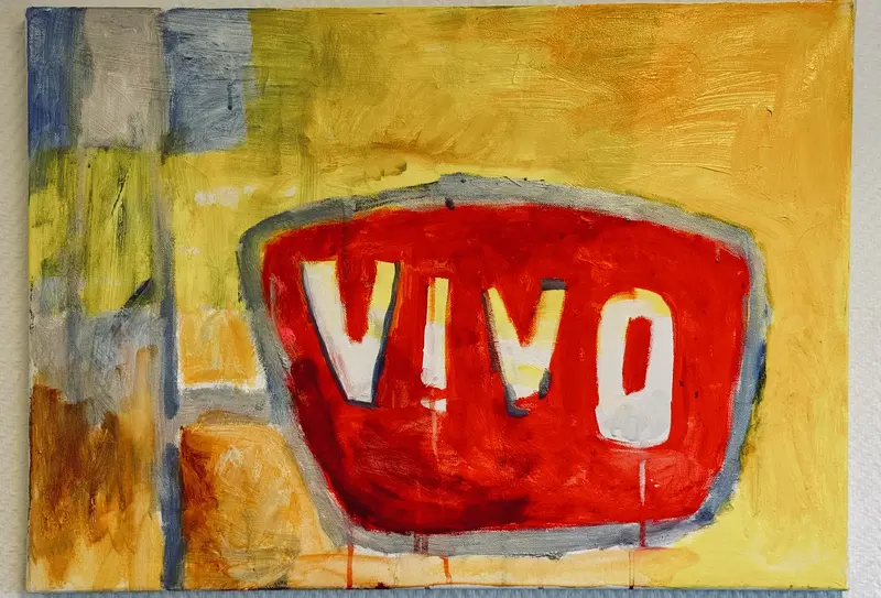 Akrylmålning av Nikolas Nilsson