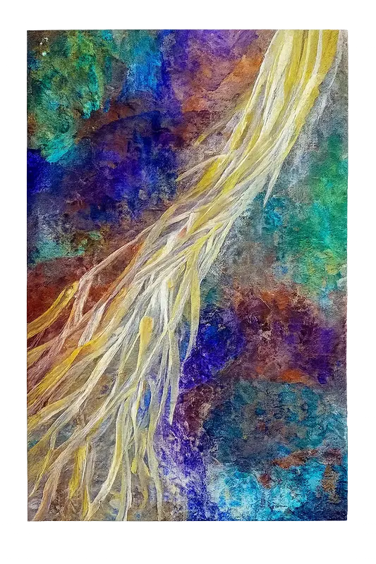 Akvarell Gravity & Grace 5 Orginal akvarell/watercolors av Cecilia Larsdotter