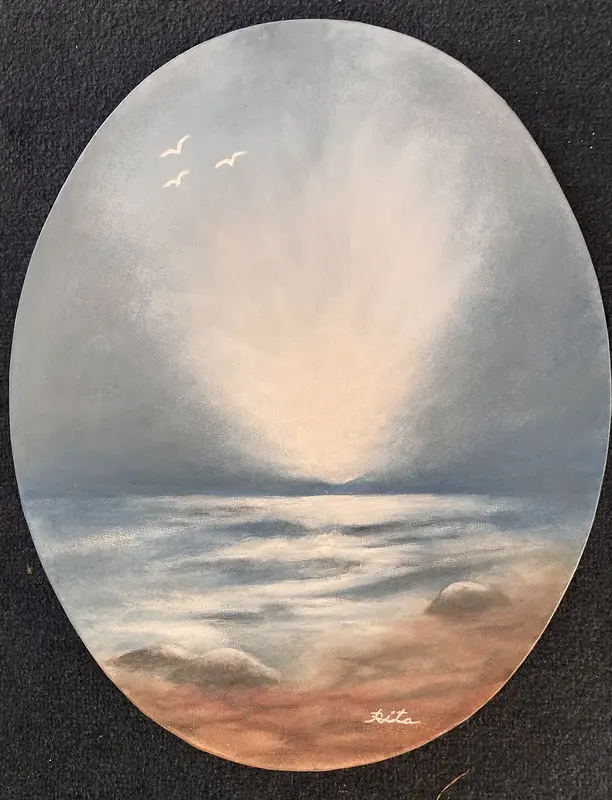 Oljemålning av Rita Börjesson