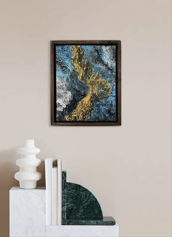 Akrylmålning Reef of the deep av Helena Rystedt