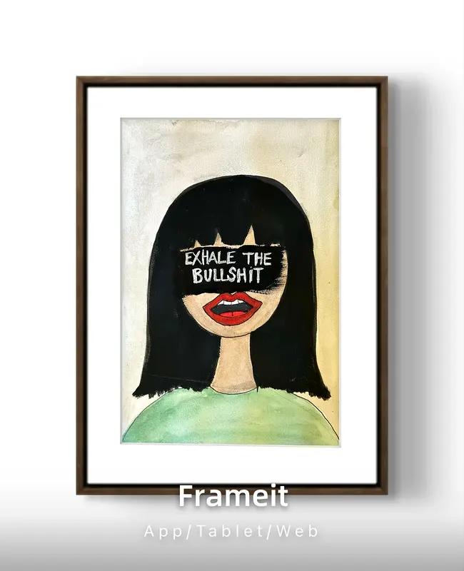 Exhale the bullshit av Johanna Norrgård