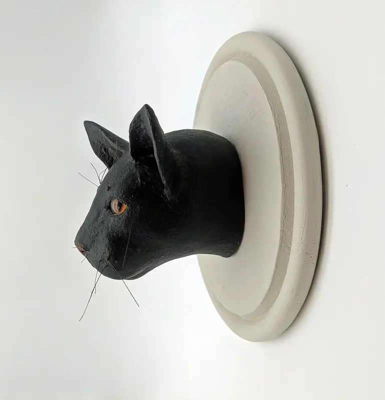 Skulptur Katt av Eva Alexanderson