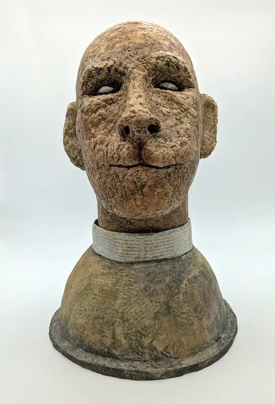 Skulptur Vandraren av Eva Alexanderson