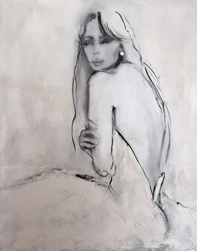 Akrylmålning av Ilona Swat