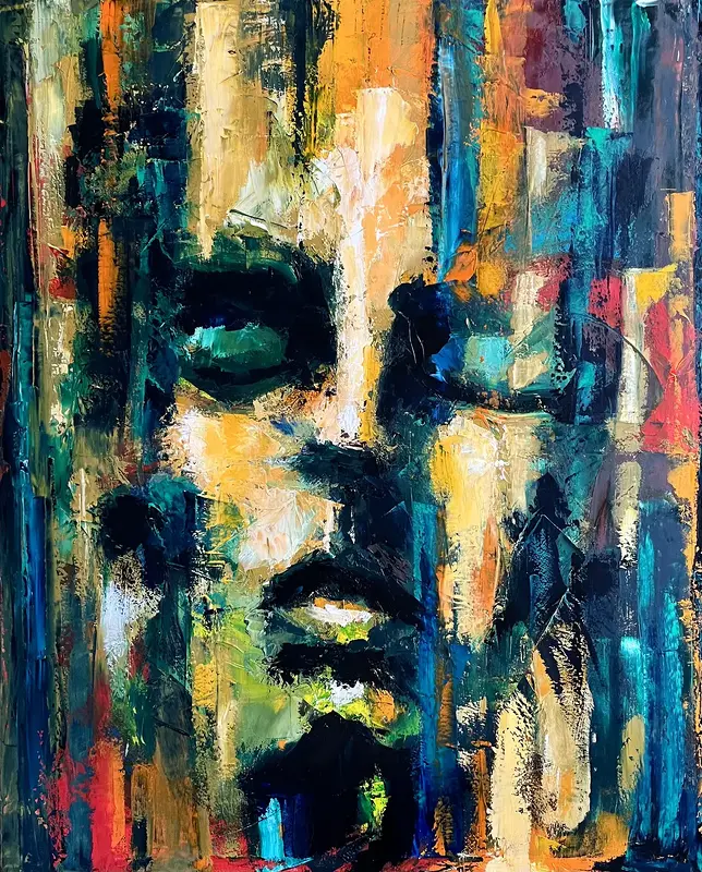 Oljemålning Heartbreaker av Kalle Loebbert