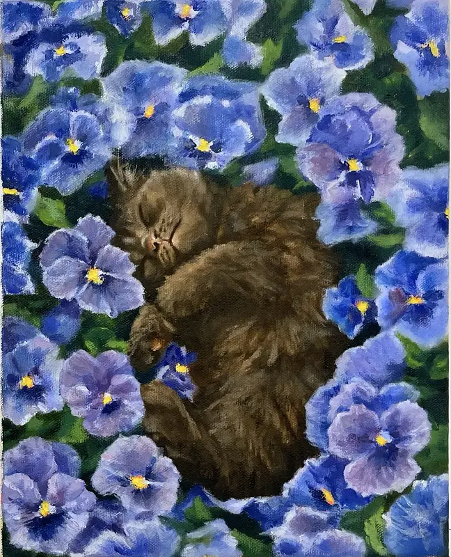 Oljemålning av Lizette Wedin