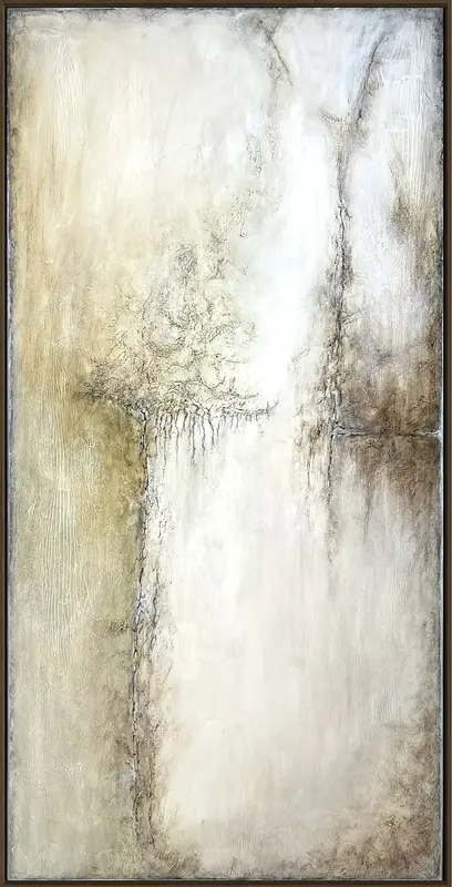 Akrylmålning Whipering av Lena Johnson