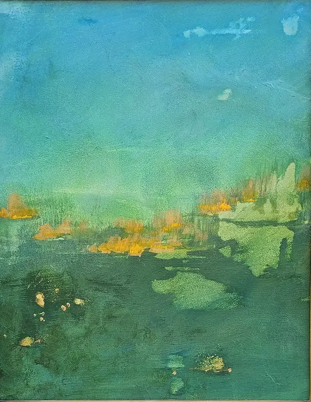 Akrylmålning Utan titel av Gunilla Zaar Akne