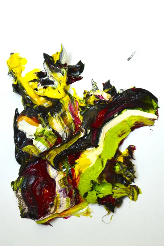 Oljemålning Utan titel av Artkent Hansson