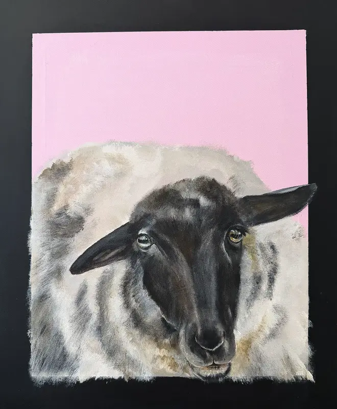 Akrylmålning av Helena Berggren