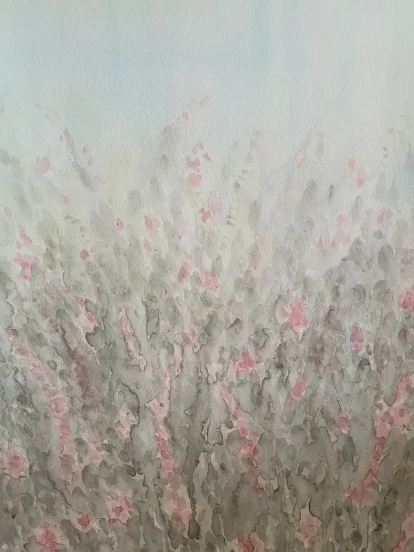 Akvarell Ljuva lugn av Eva Sofia Liljestrand