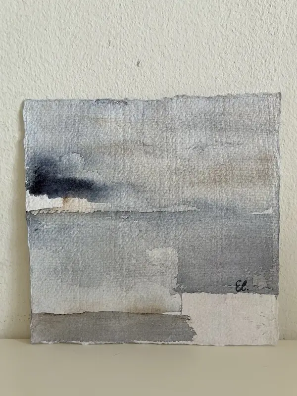 Akvarell Fält av Eva Sofia Liljestrand