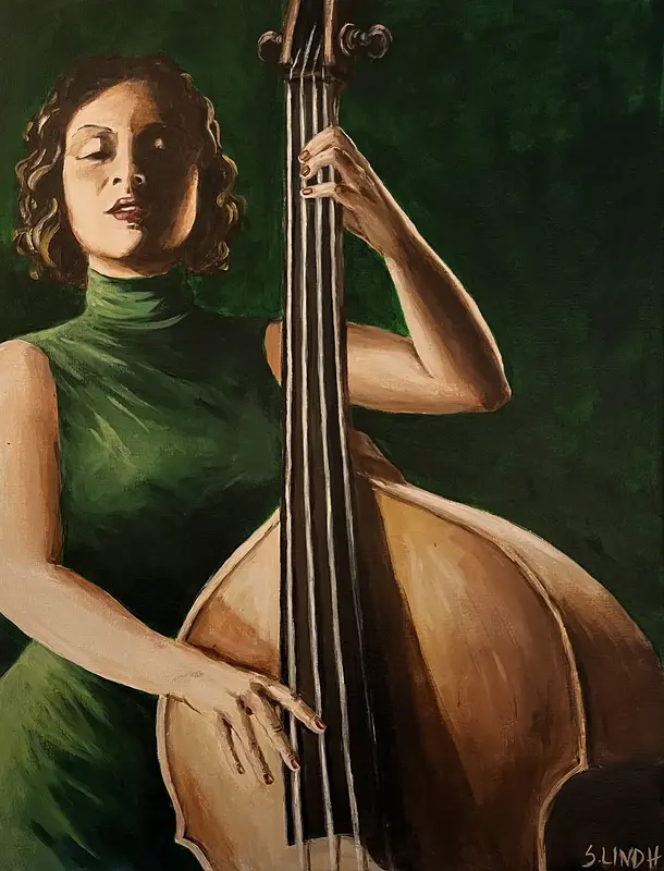 Akrylmålning av Sara Lindh