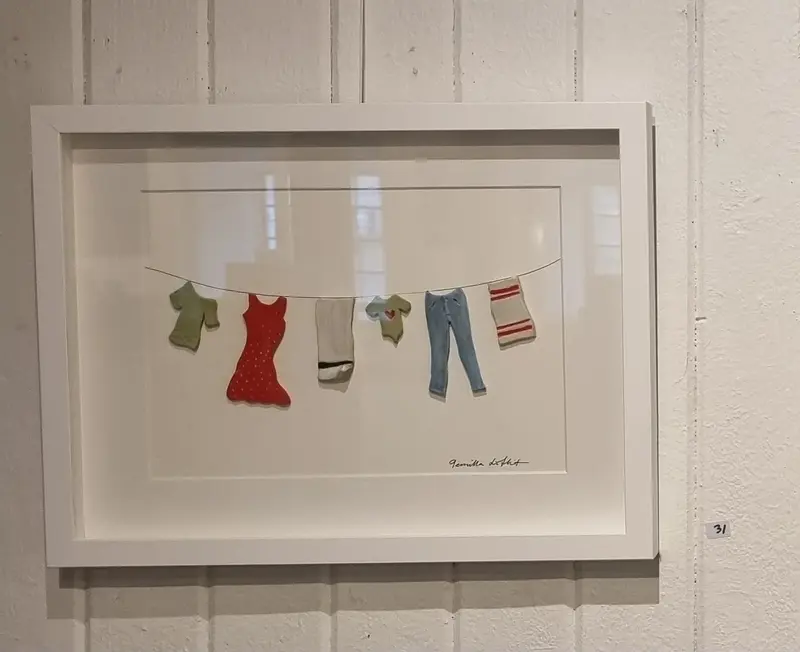 Tvätt på lina av PERNILLA Löfkvist