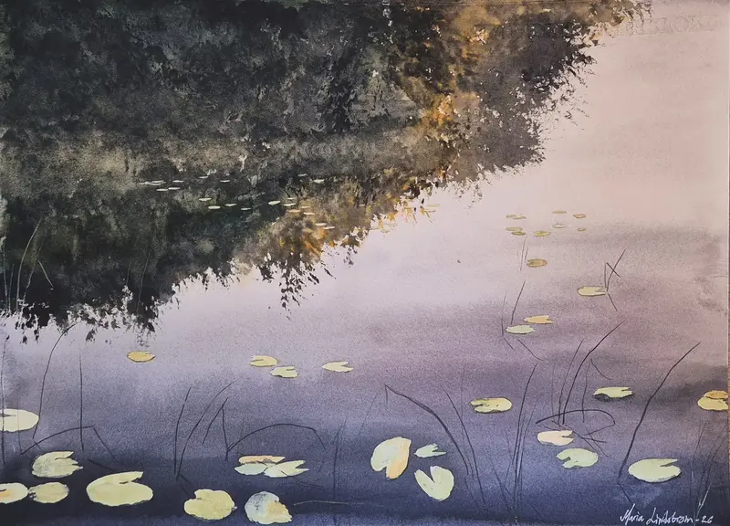 Akvarell av Maria Lindström