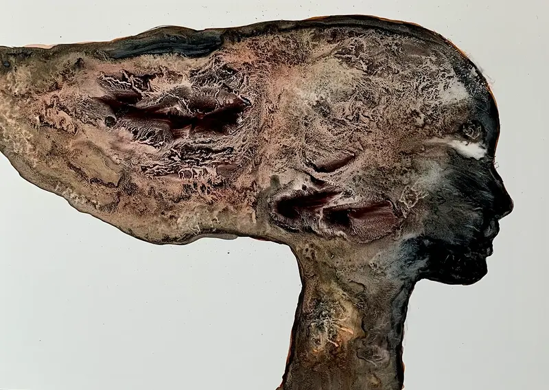 Akvarell Lika-olika av Annelie Wadin