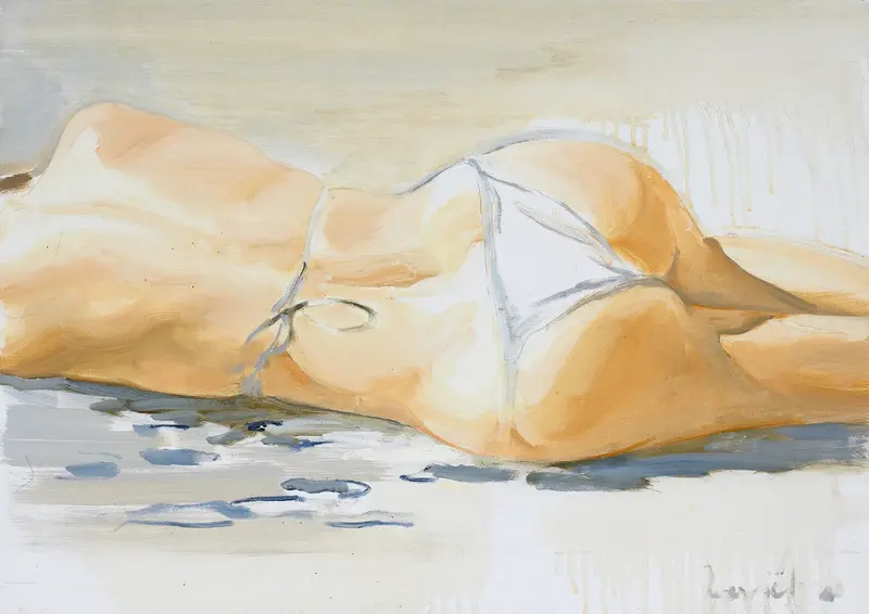 Oljemålning Burnt by the Sun av Alexander Levich