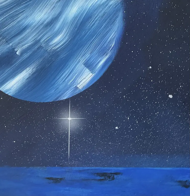 Del av ; stjärnor i det blå av Sven Höglund Velasquez