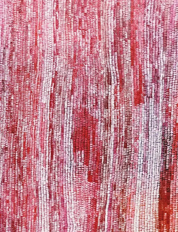 Akrylmålning Smak av jordgubbsglass av Tatsiana Örnlöv