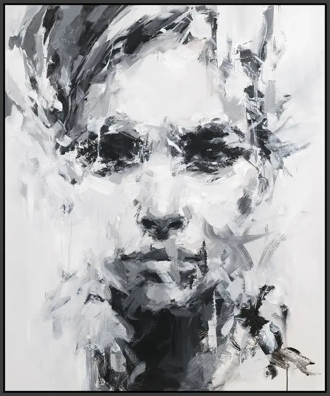 Akrylmålning Still Standing av Tomas Hammar