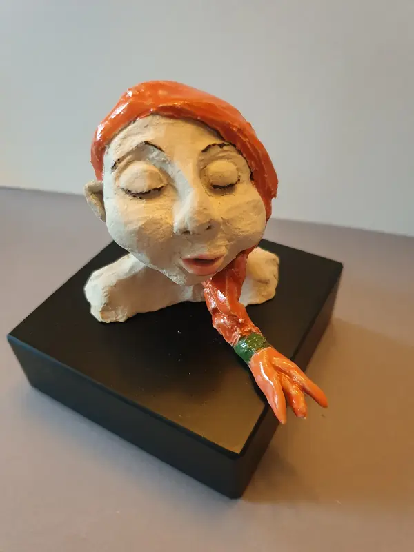 Skulptur Rödtoppen av Anita Paulsson