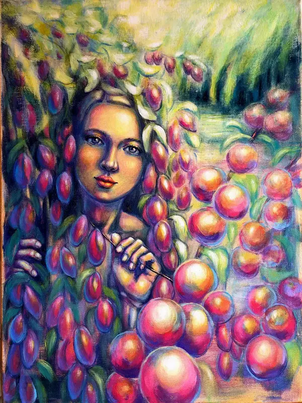 Plommonflickan av Nina Wedborn