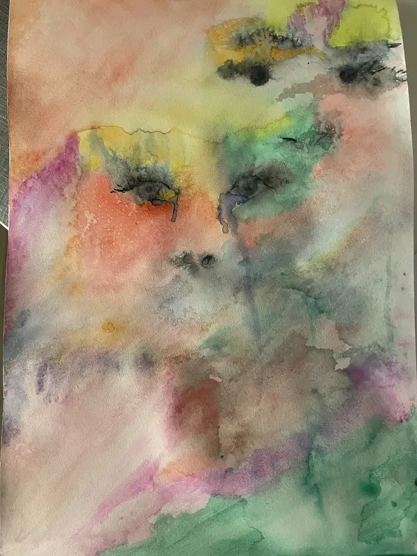 Akvarell Infinite av Maria Ålander