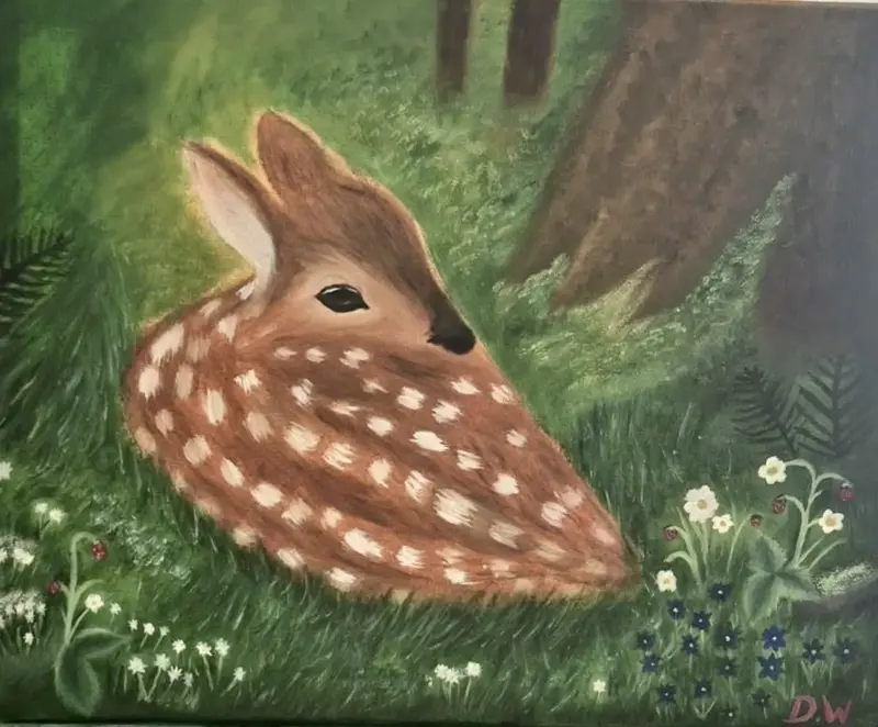 Oljemålning Refugio de Paz av Desirée Wassmur (fd Becerra)