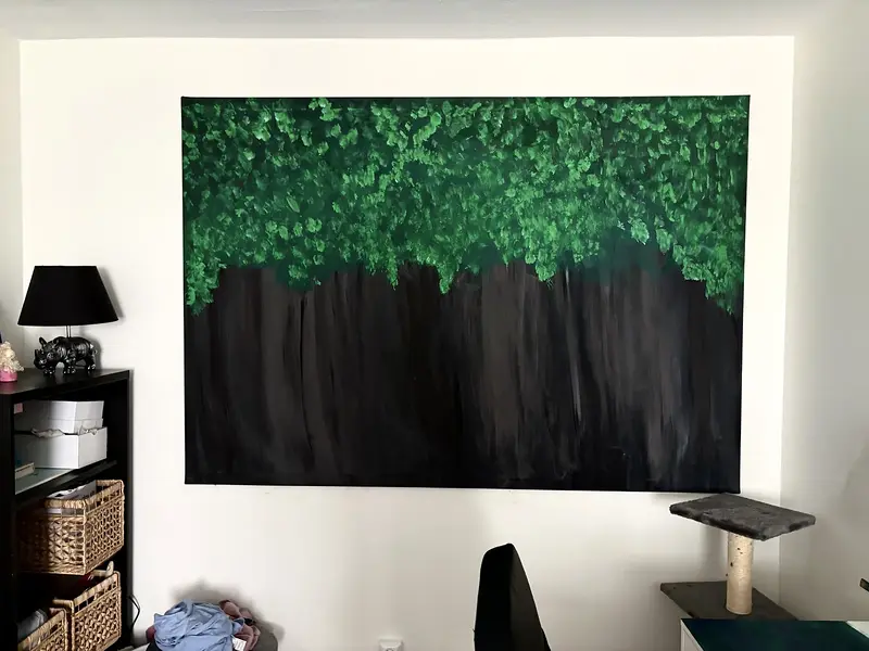 Akrylmålning In i det okända av Jennifer Wigert