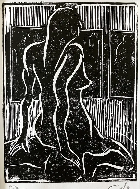 Naken modell Akt av Calin Ion Deas