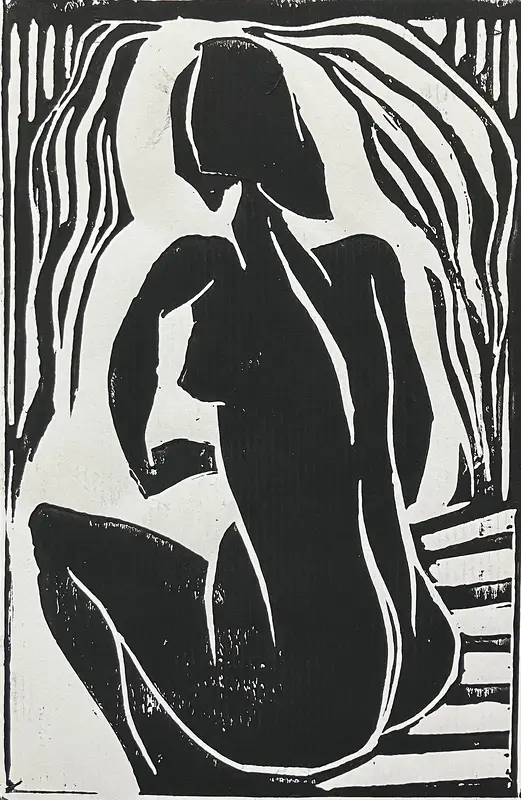 Naken modell Akt av Calin Ion Deas