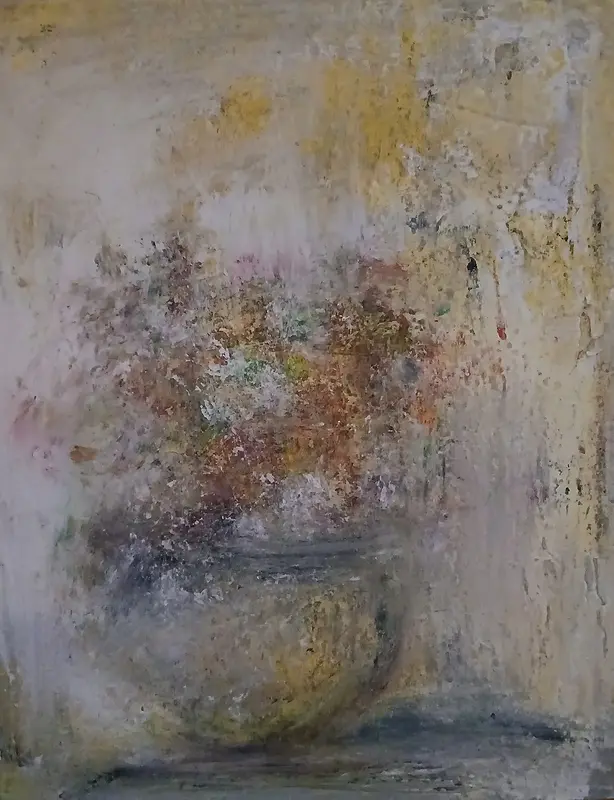 Akrylmålning "Harmoni" av Linda Maria