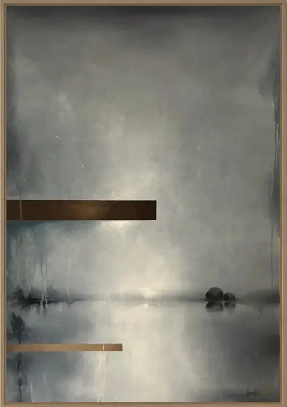 Akrylmålning Reflect av Sofia Åhlin