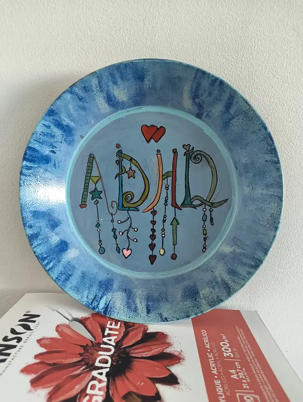 Akrylmålning av Eva Andersson